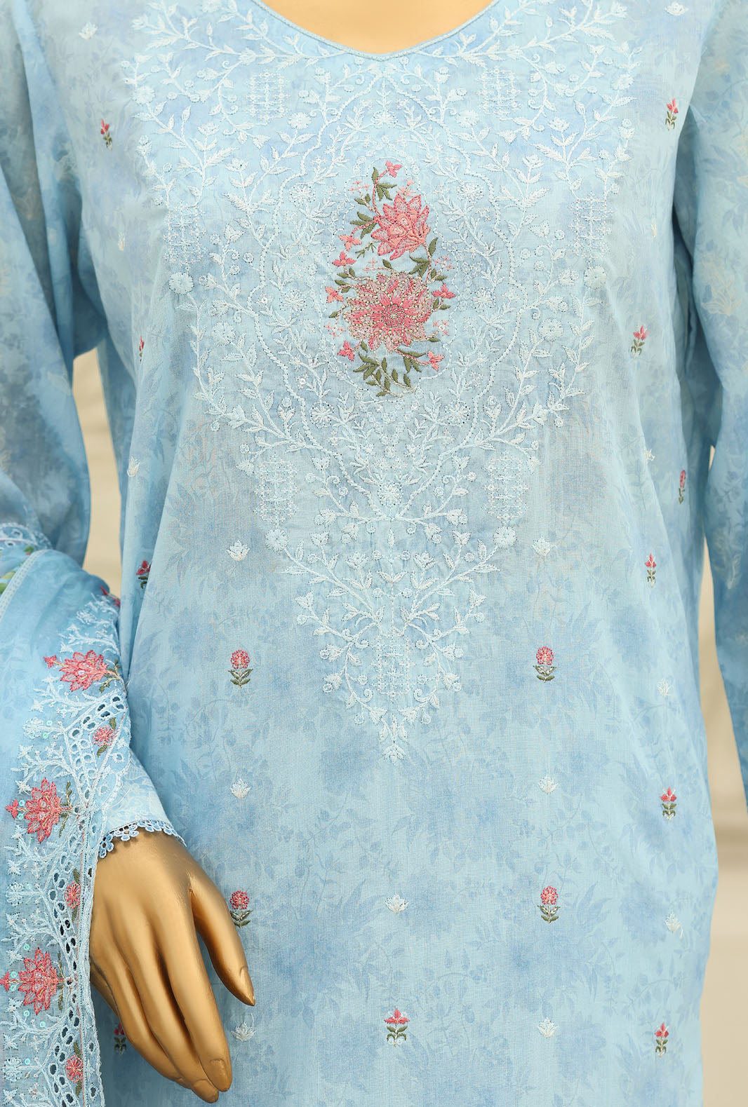 Premium Signature by HZ Textiles Unstitched Embroidered Lawn 3 Piece Suit PSE-1235 Festive Collection