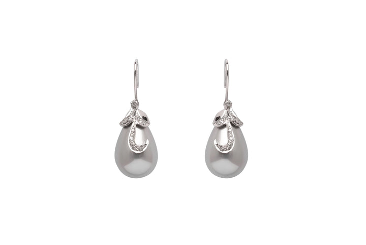 Zouhaira Earings Pearly Sensation-Grey