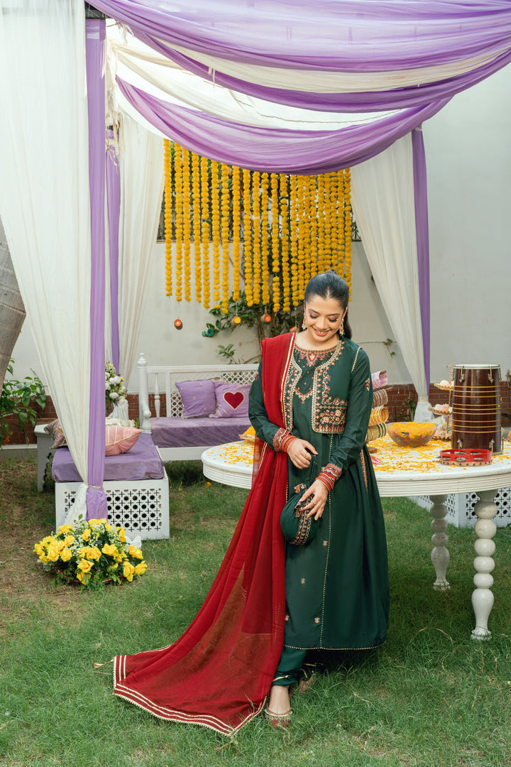 Omal by Komal Pret 3 Piece Dobby Suit Nayab- Festive Collection