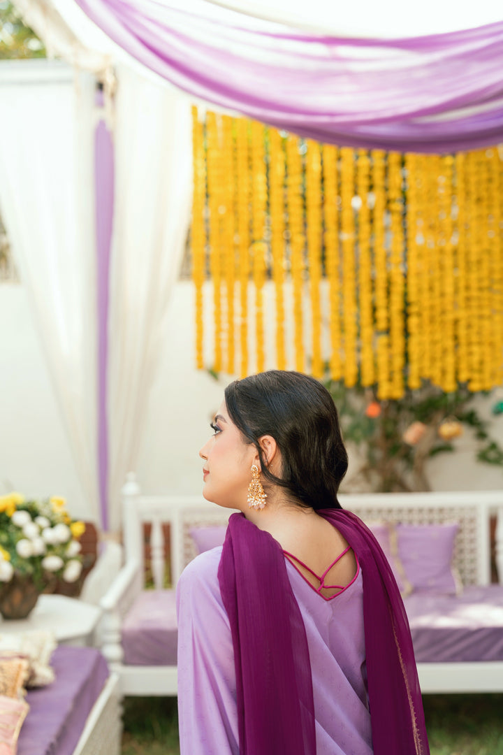 Omal by Komal Pret 3 Piece Dobby Suit Naaz- Festive Collection