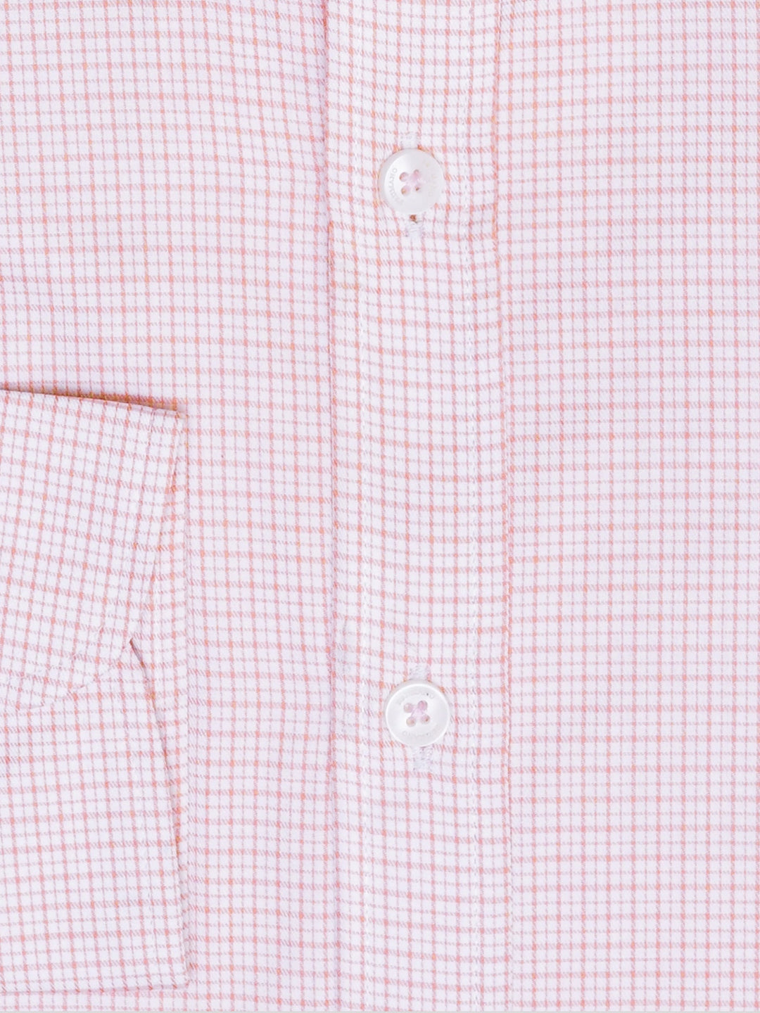 Brumano Ready To Wear Shirts Men 1 Piece Cotton Pink Gingham Button Down Formal Shirt 0-32-025-4380 - Summer Collection
