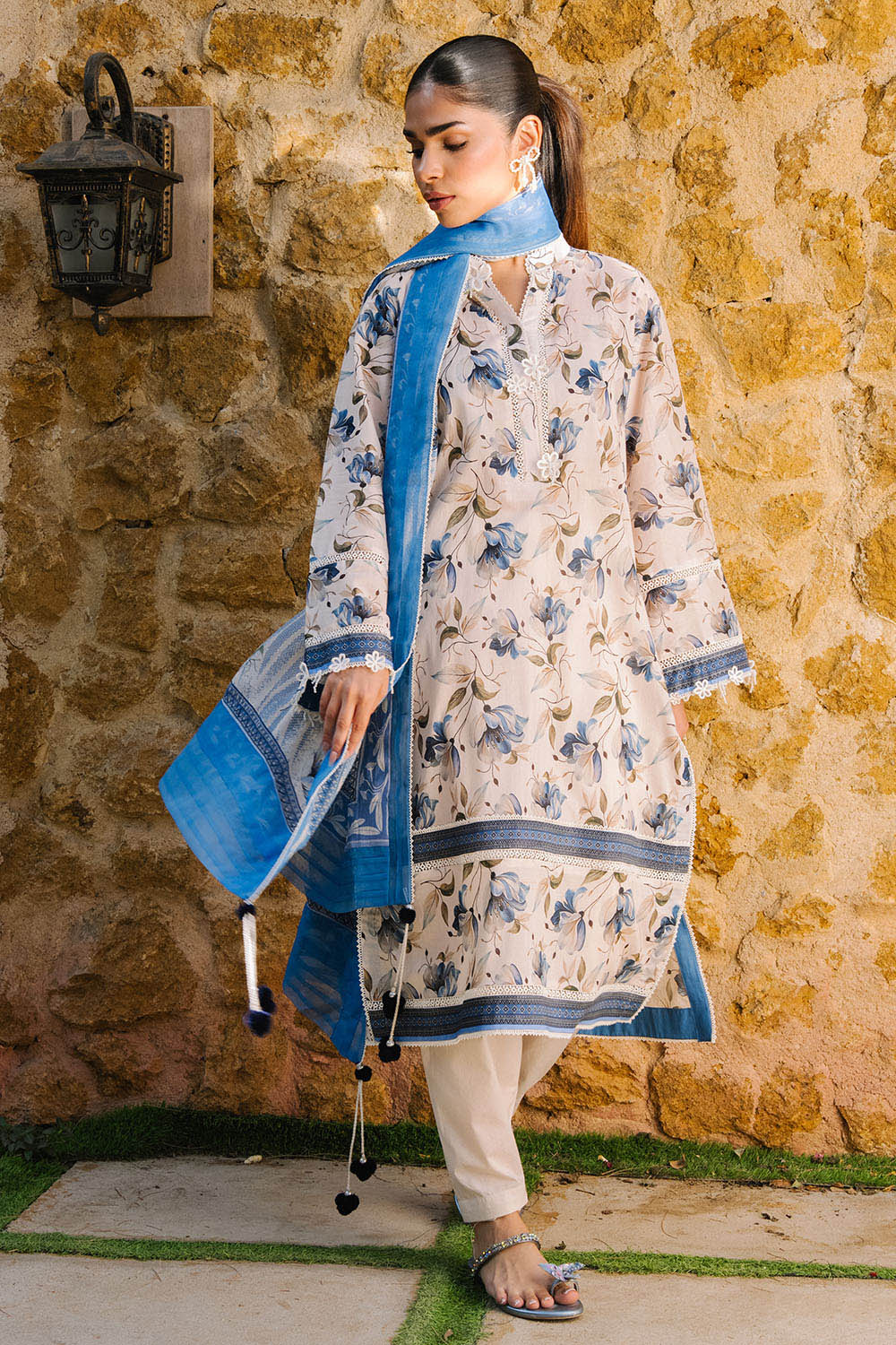 Mitti ki Khusboo by Gul Ahmed Unstitched Embroidered Lawn 3 Piece Suit GA26UMK BM-62007 - Summer Collection