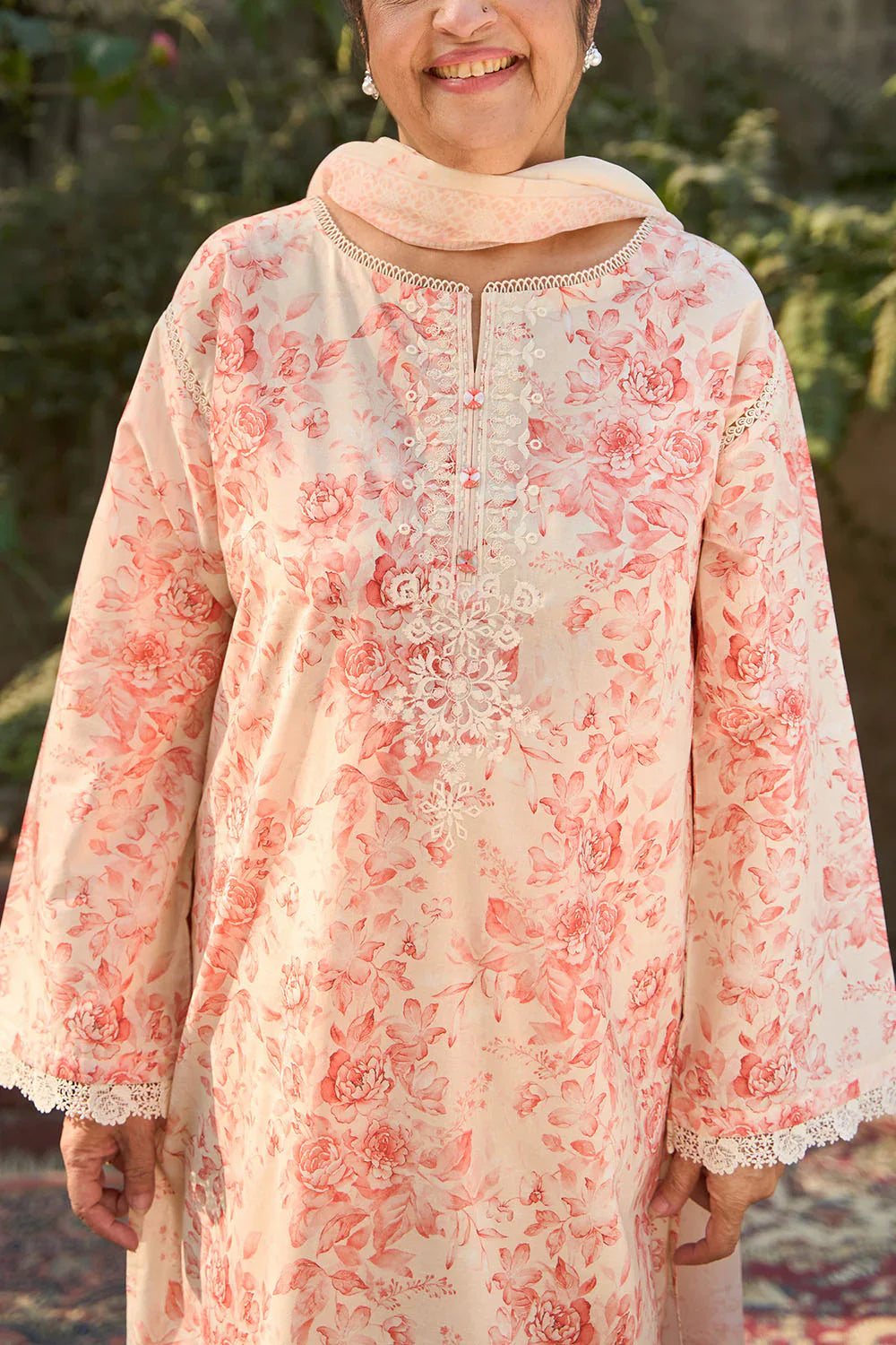 Tribute To Mother by Gul Ahmed Unstitched Embroidered Lawn 3 Piece Suit GA26UTM BM-62022 - Summer Collection