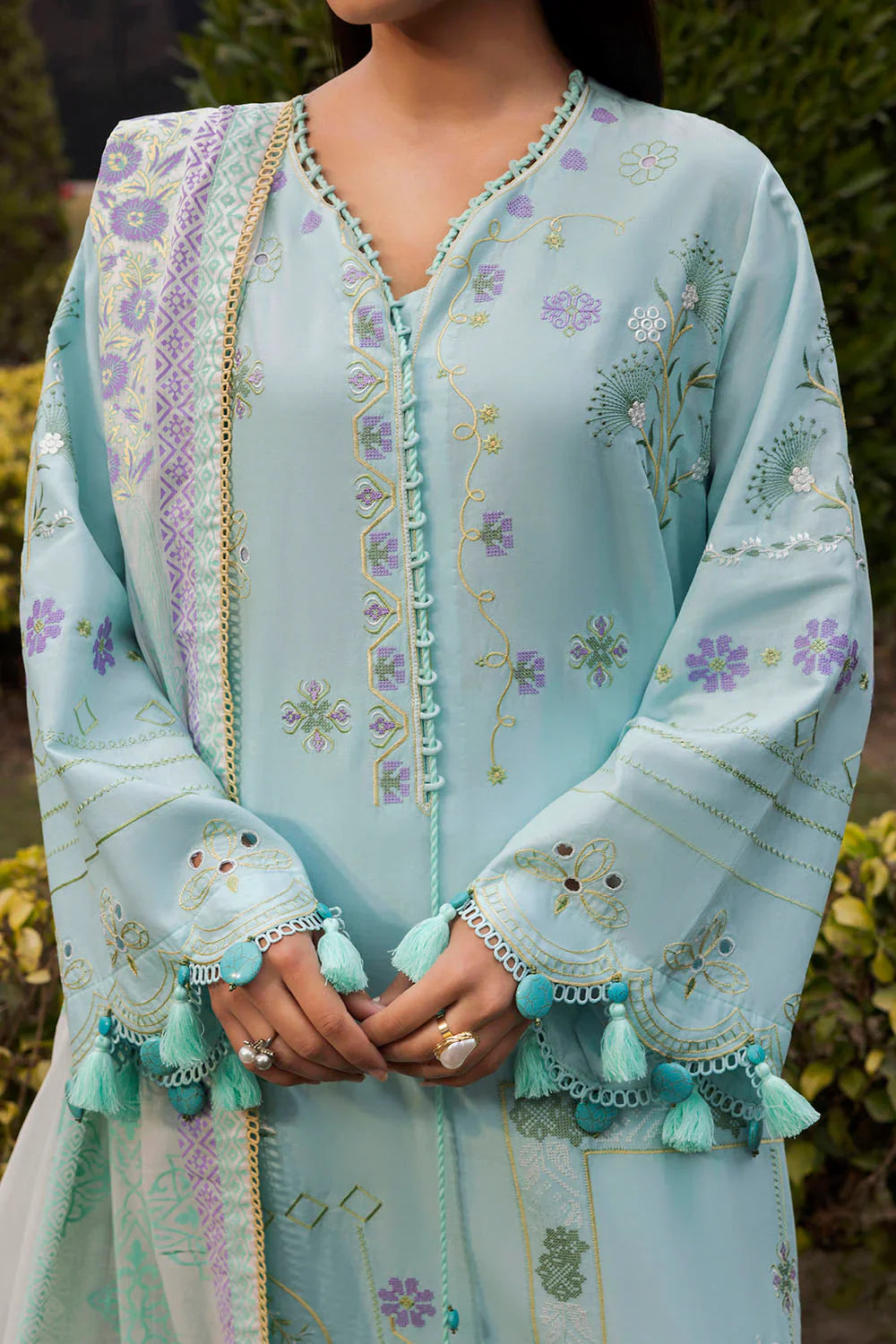 Mitti ki Khusboo by Gul Ahmed Unstitched Embroidered Lawn 3 Piece Suit GA26UMK DN-62008 - Summer Collection