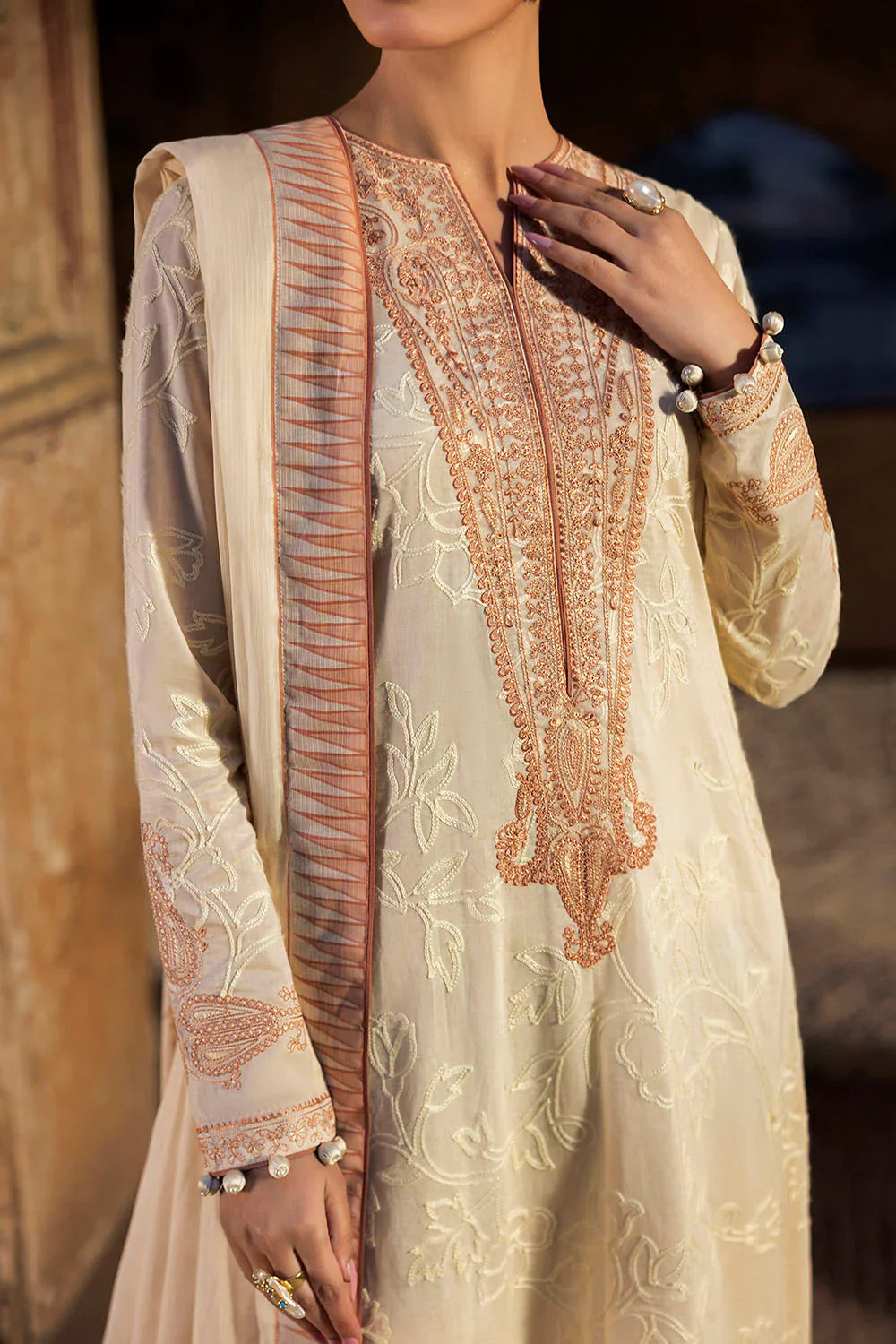 Mitti ki Khusboo by Gul Ahmed Unstitched Embroidered Lawn 3 Piece Suit GA26UMK DN-62038 - Summer Collection