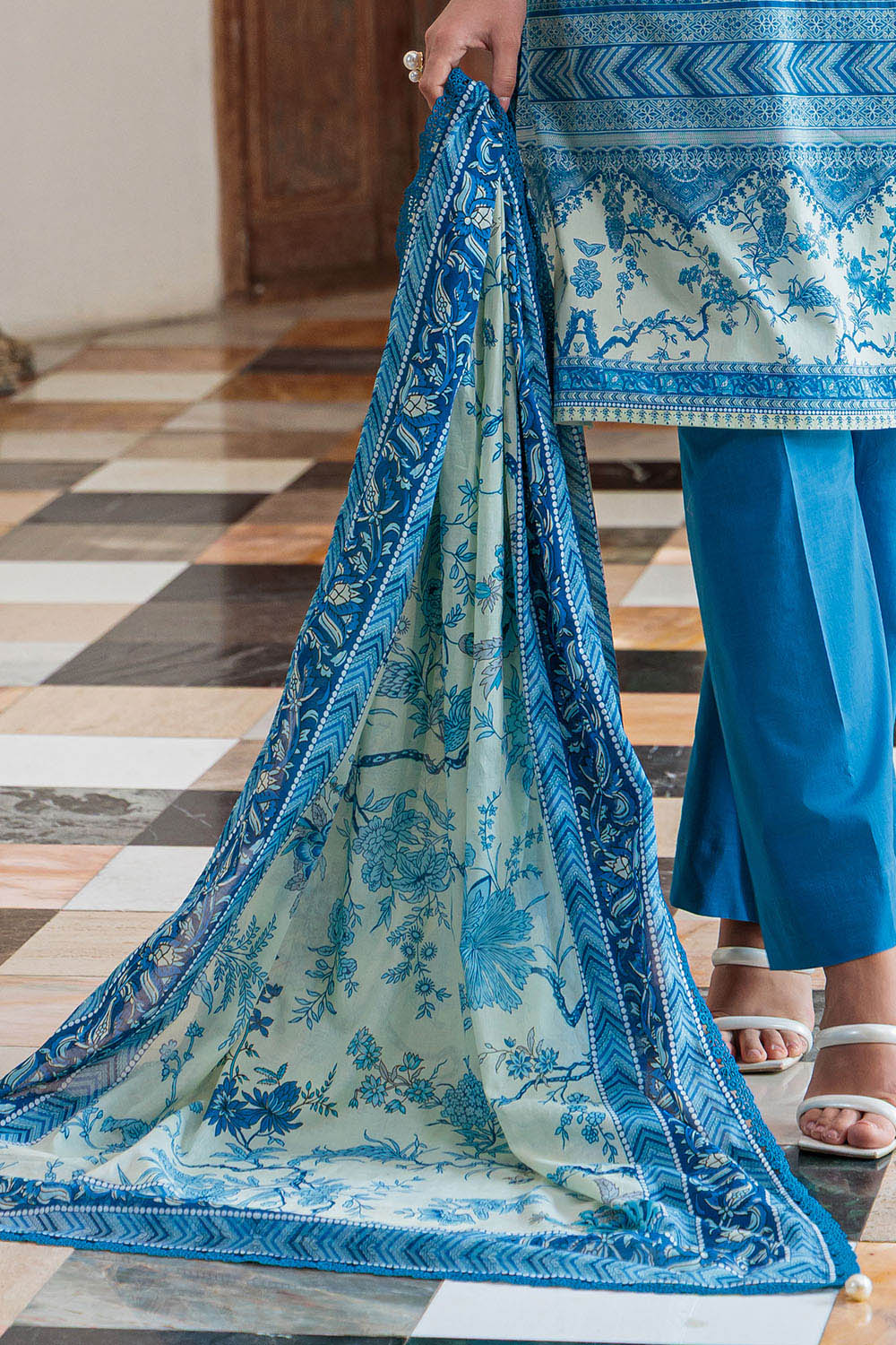 Mitti ki Khusboo by Gul Ahmed Unstitched Embroidered Lawn 3 Piece Suit GA26UMK CL-52074 - Summer Collection