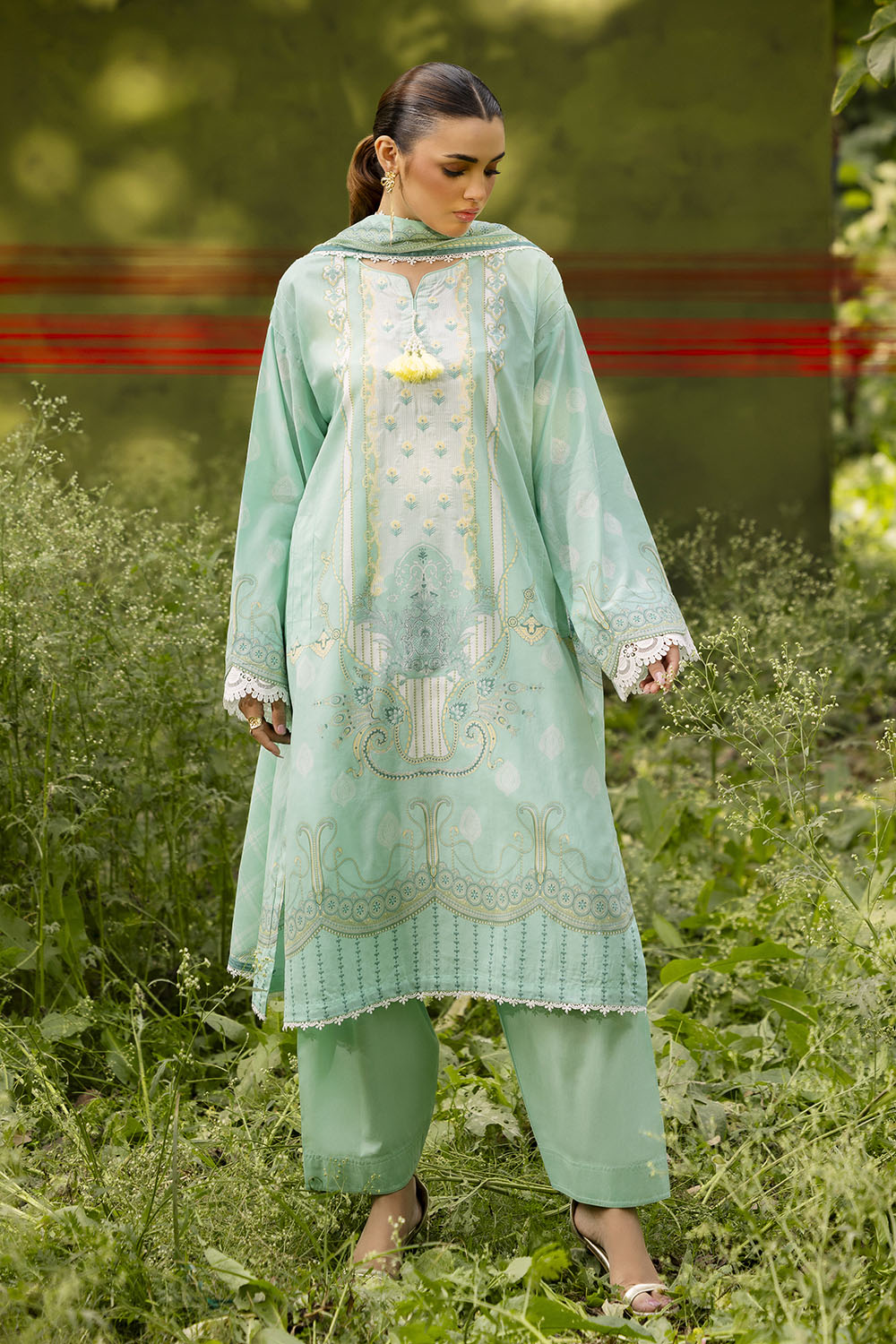 Mitti ki Khusboo by Gul Ahmed Unstitched Embroidered Lawn 3 Piece Suit GA26UMK CL-52375 - Summer Collection