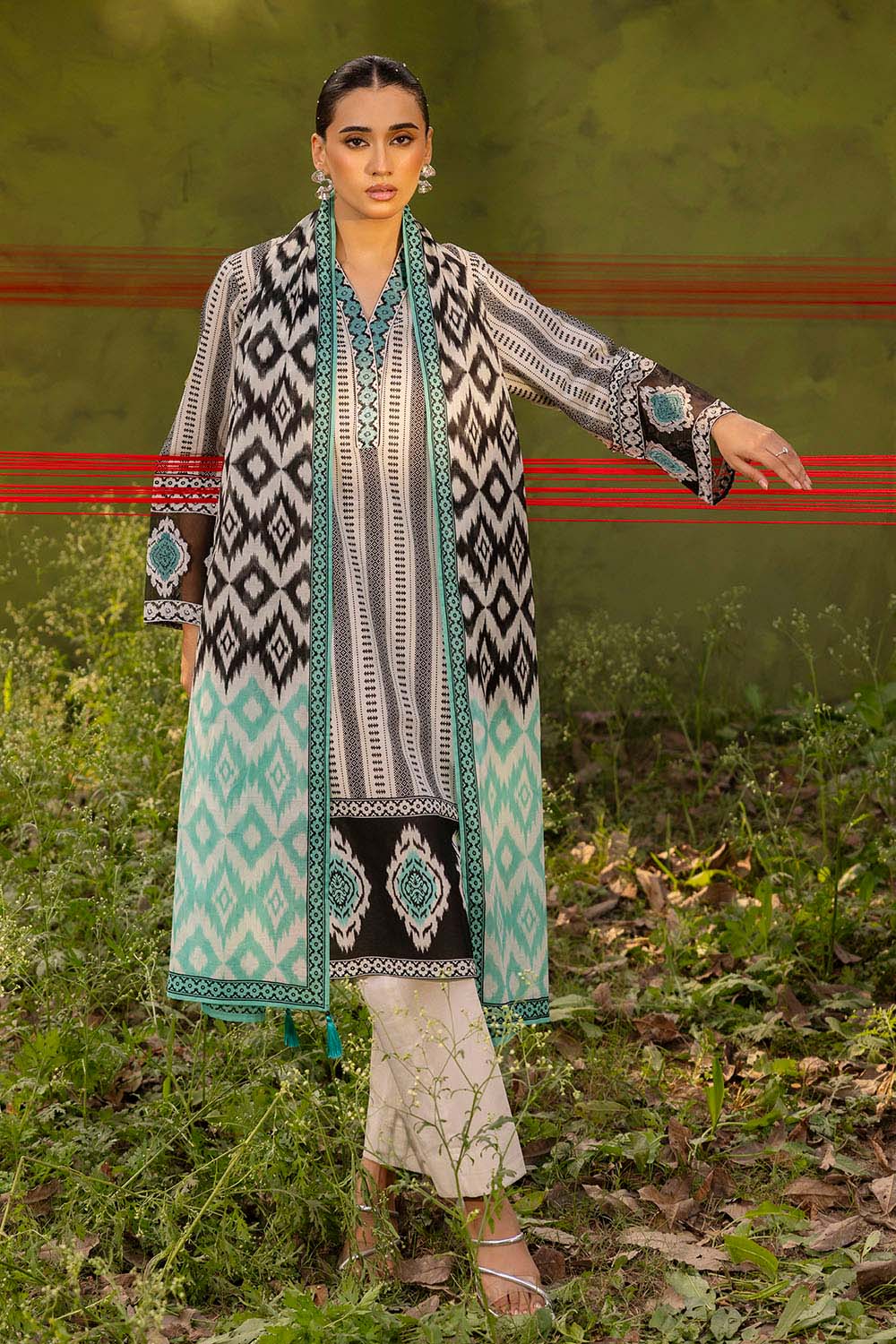 Mitti ki Khusboo by Gul Ahmed Unstitched Embroidered Lawn 3 Piece Suit GA26UMK CL-52614 - Summer Collection