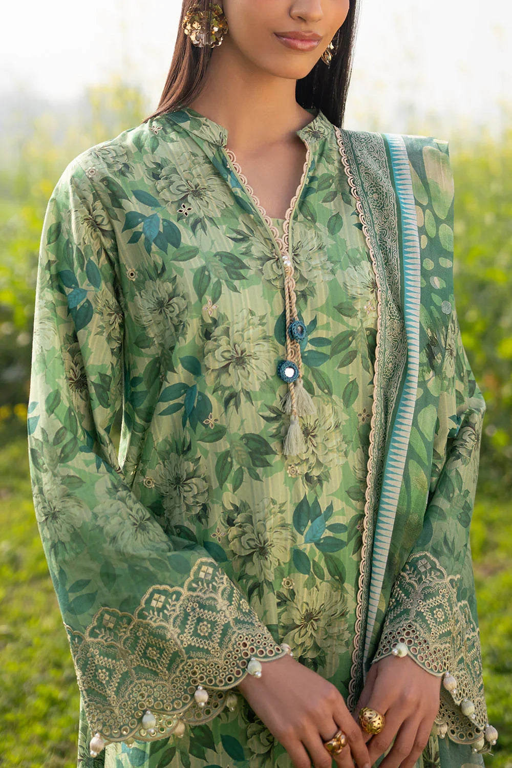 Mitti ki Khusboo by Gul Ahmed Unstitched Embroidered Lawn 3 Piece Suit GA26UMK CL-52637 - Summer Collection