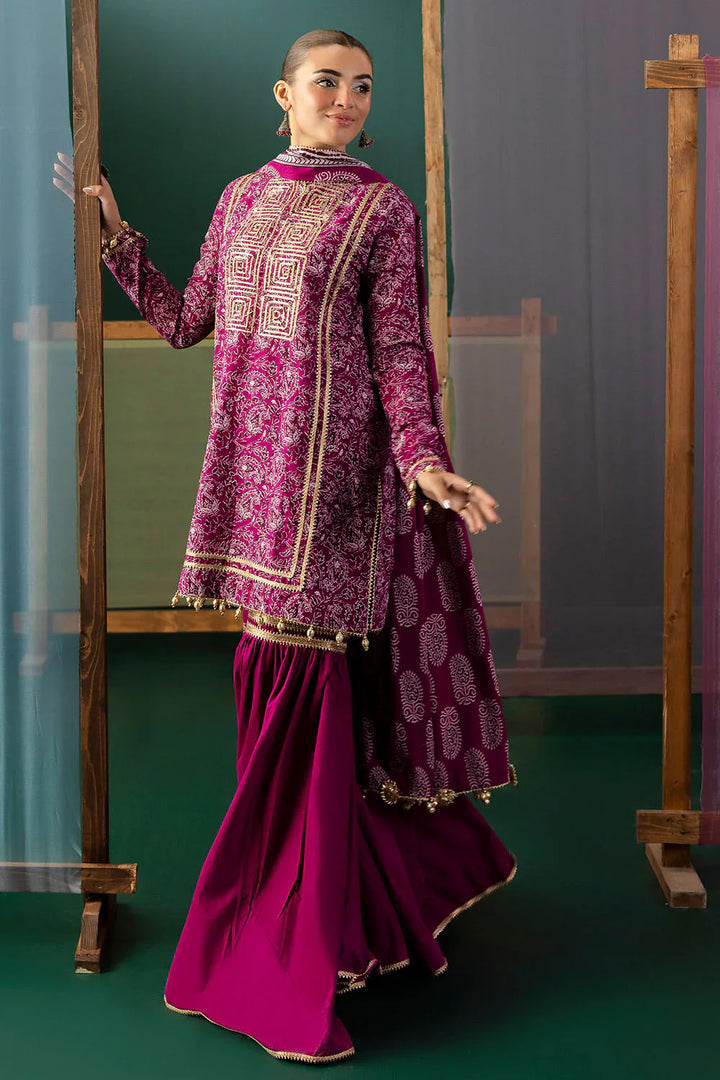 Heritage by Gul Ahmed Unstitched Embroidered Lawn 3 Piece Suit GA26UFH CL-62041 - Summer Collection