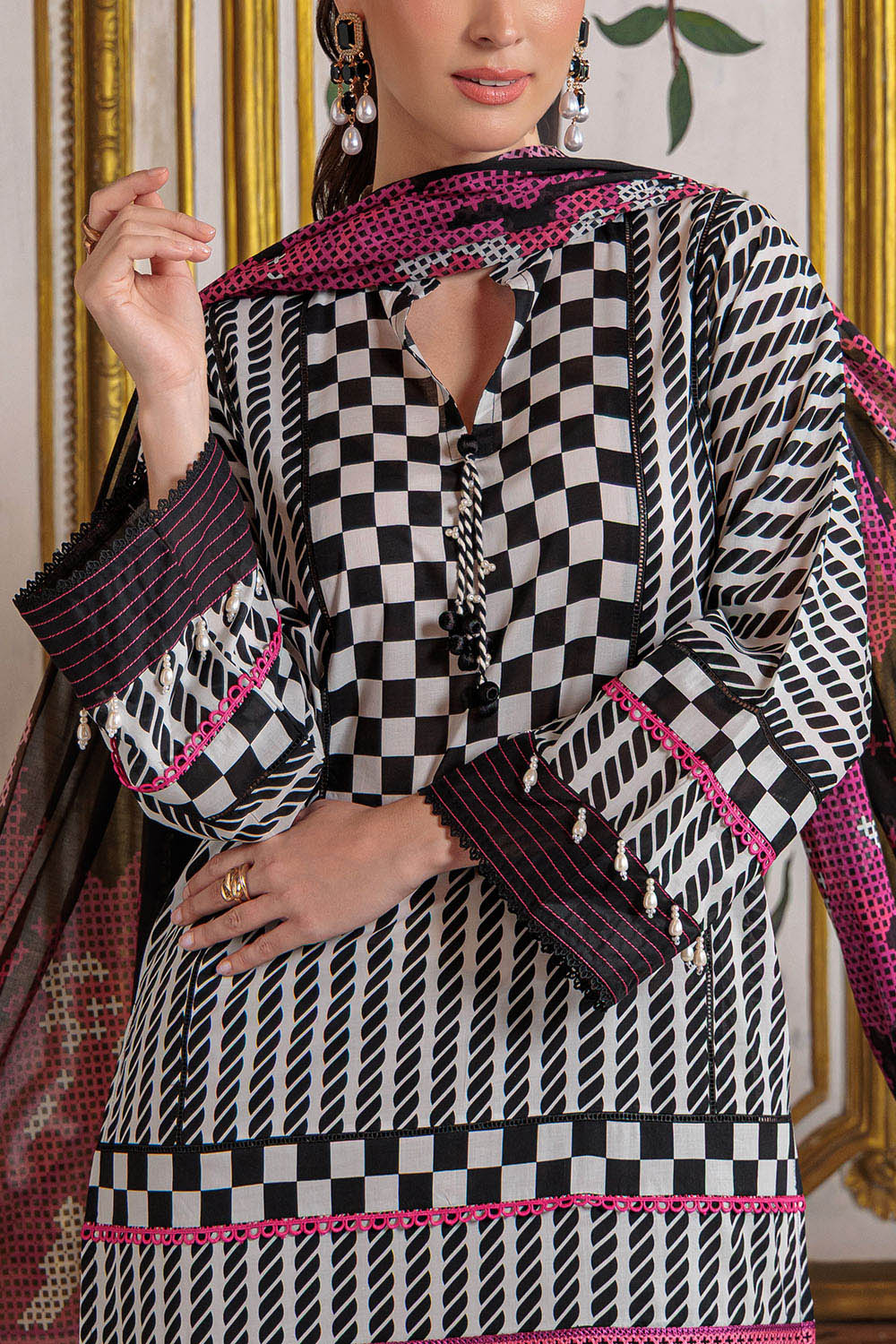Mitti ki Khusboo by Gul Ahmed Unstitched Embroidered Lawn 3 Piece Suit GA26UMK CL-62183 - Summer Collection