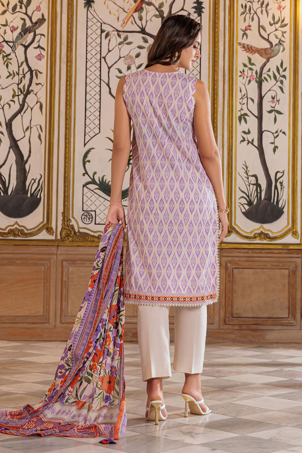 Mitti ki Khusboo by Gul Ahmed Unstitched Embroidered Lawn 3 Piece Suit GA26UMK CL-62185 - Summer Collection