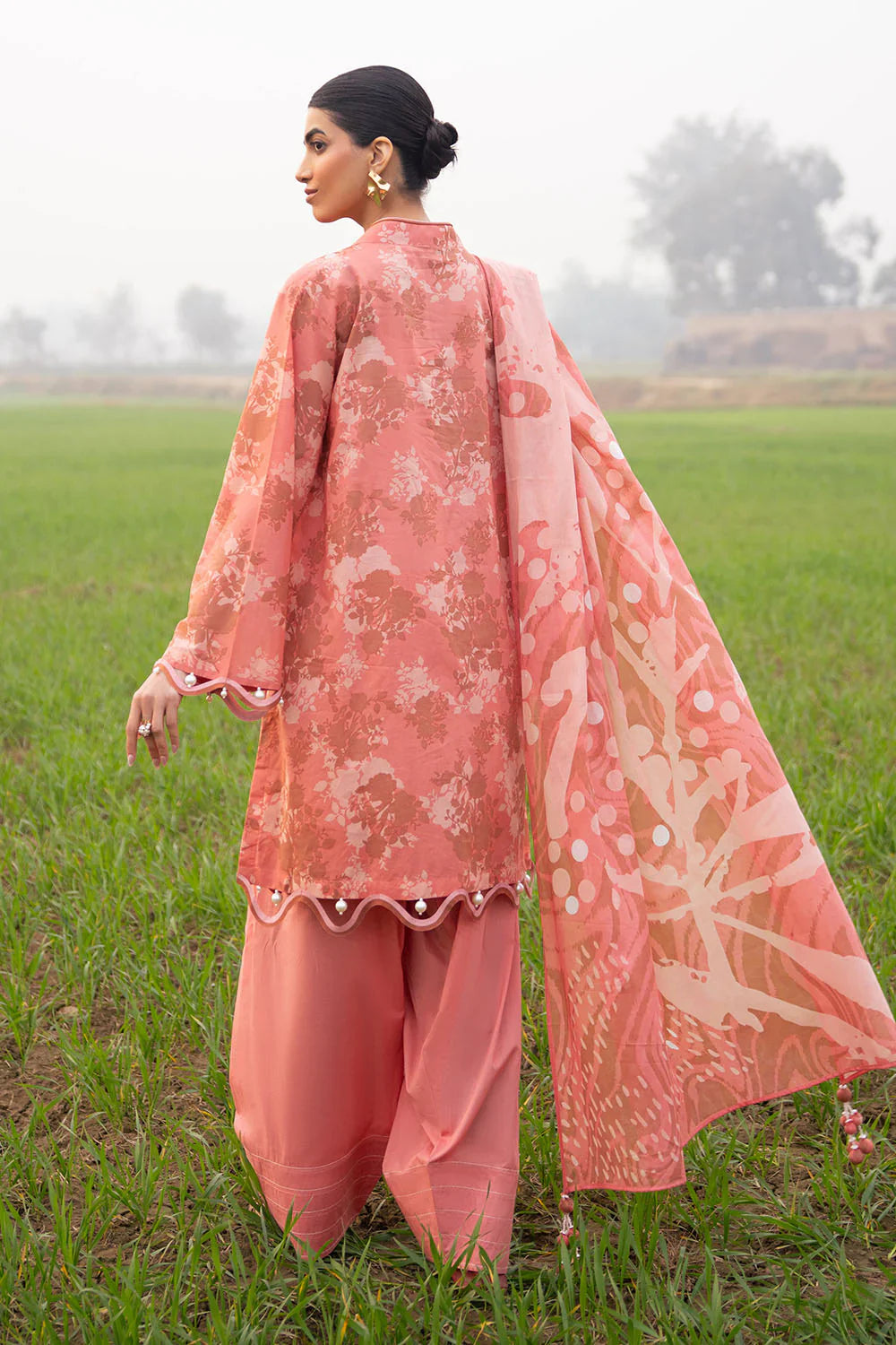 Mitti ki Khusboo by Gul Ahmed Unstitched Embroidered Lawn 3 Piece Suit GA26UMK CL-62213 - Summer Collection