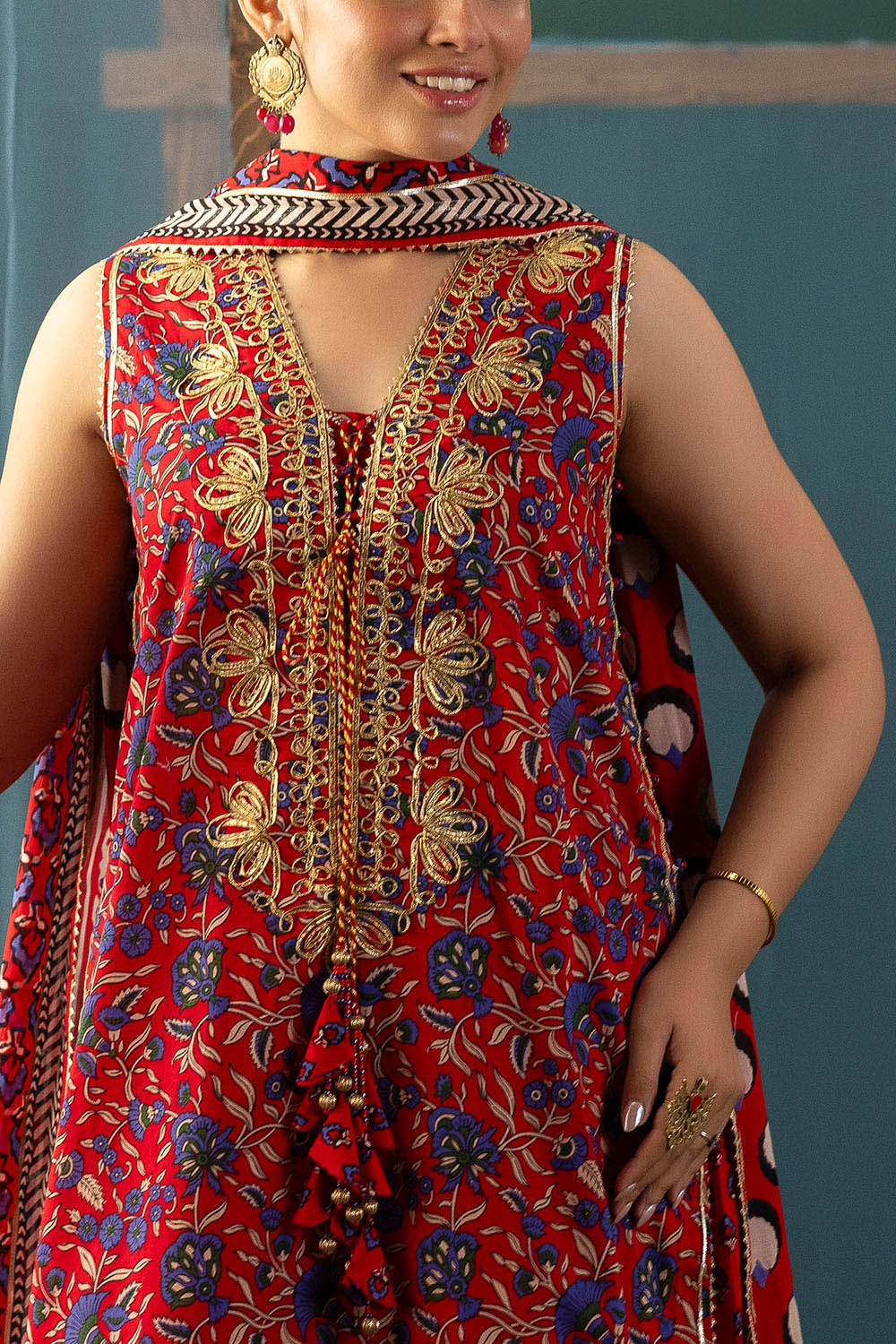 Heritage by Gul Ahmed Unstitched Embroidered Lawn 3 Piece Suit GA26UFH CL-62040 - Summer Collection