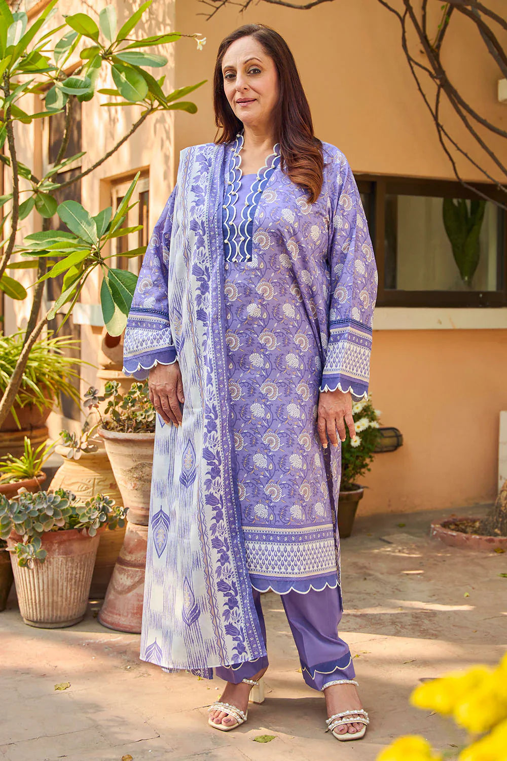 Tribute To Mother by Gul Ahmed Unstitched Printed Lawn 3 Piece Suit GA26UTM CL-52692 A - Summer Collection
