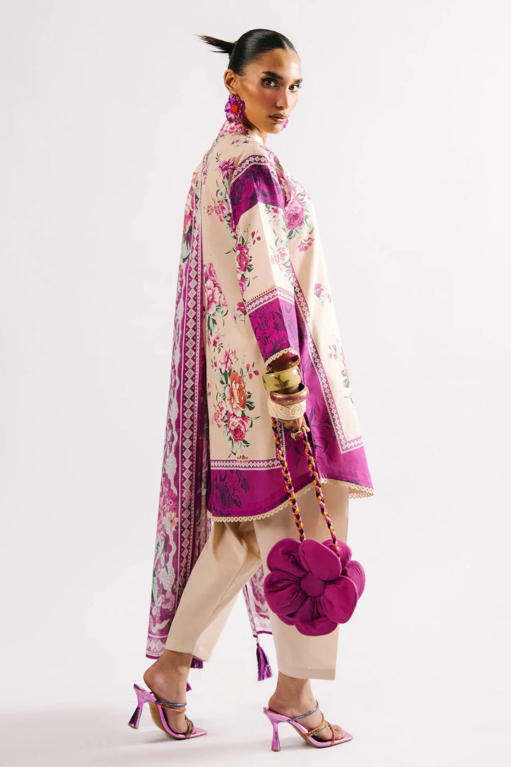 Heritage by Gul Ahmed Unstitched Printed Lawn 3 Piece Suit GA26UFH CL-62137 - Summer Collection