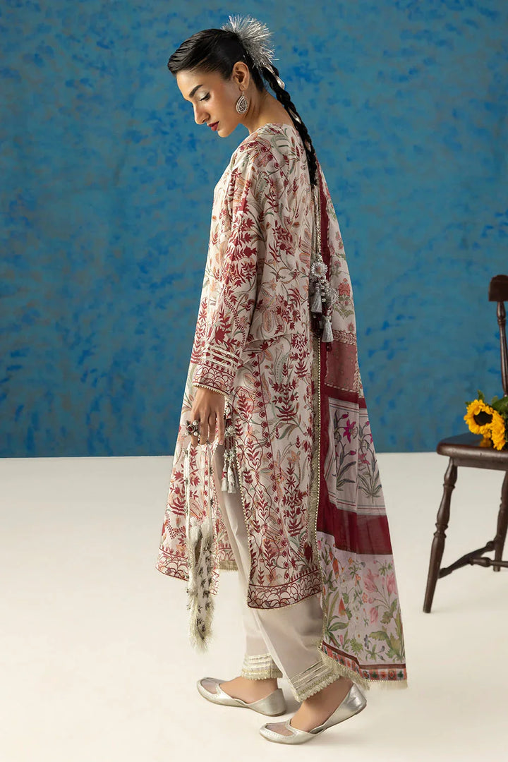 Heritage by Gul Ahmed Unstitched Printed Lawn 3 Piece Suit GA26UFH CL-62138 - Summer Collection