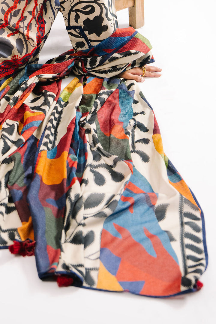 Heritage by Gul Ahmed Unstitched Printed Lawn 3 Piece Suit GA26UFH CL-62143 - Summer Collection