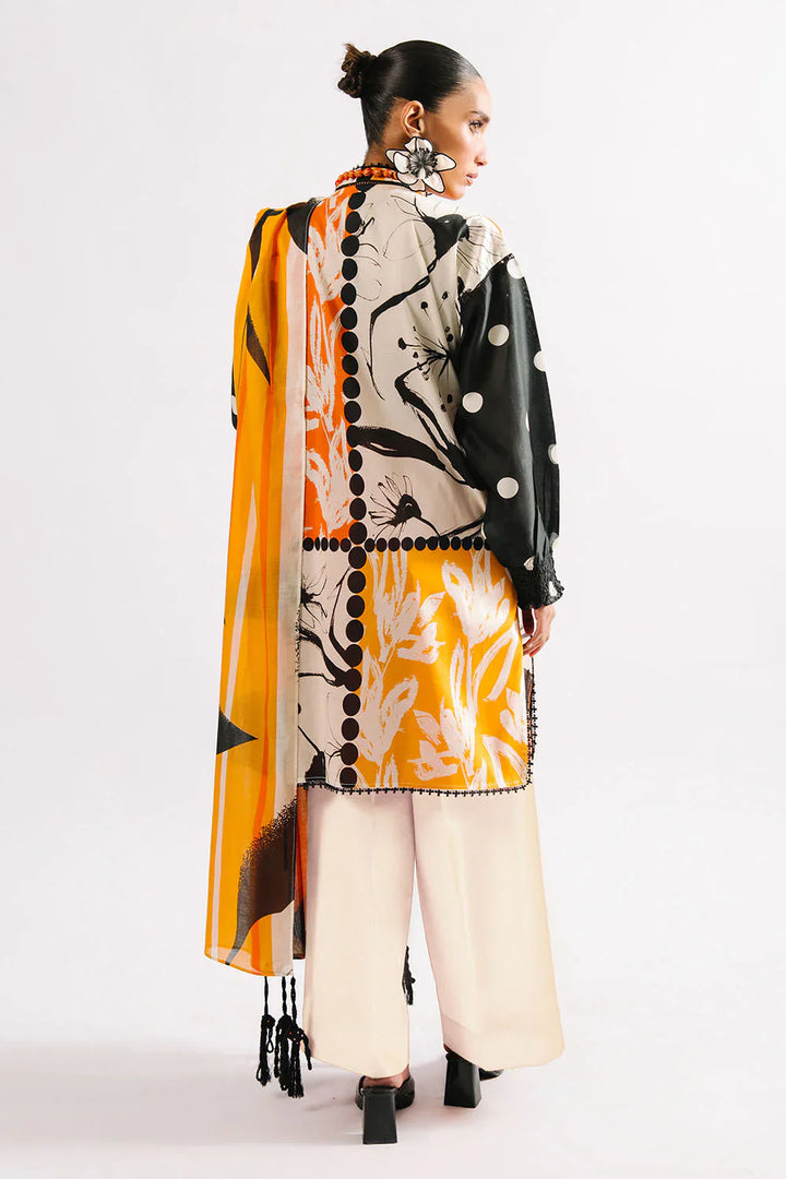 Heritage by Gul Ahmed Unstitched Printed Lawn 3 Piece Suit GA26UFH CL-62159 - Summer Collection