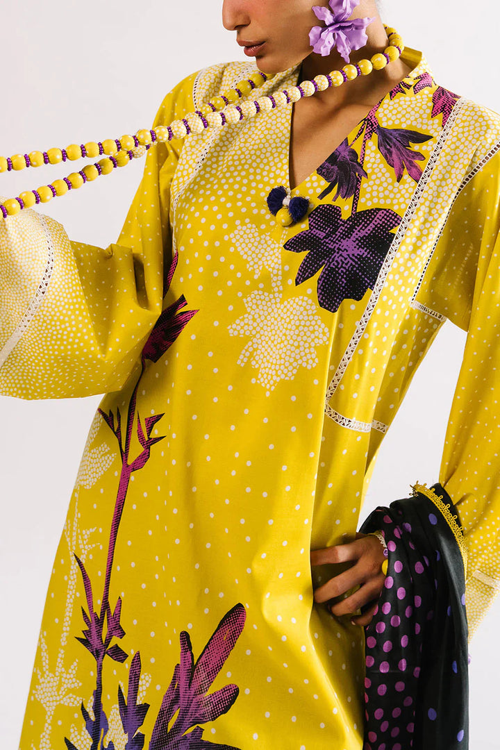 Heritage by Gul Ahmed Unstitched Printed Lawn 3 Piece Suit GA26UFH CL-62160 - Summer Collection