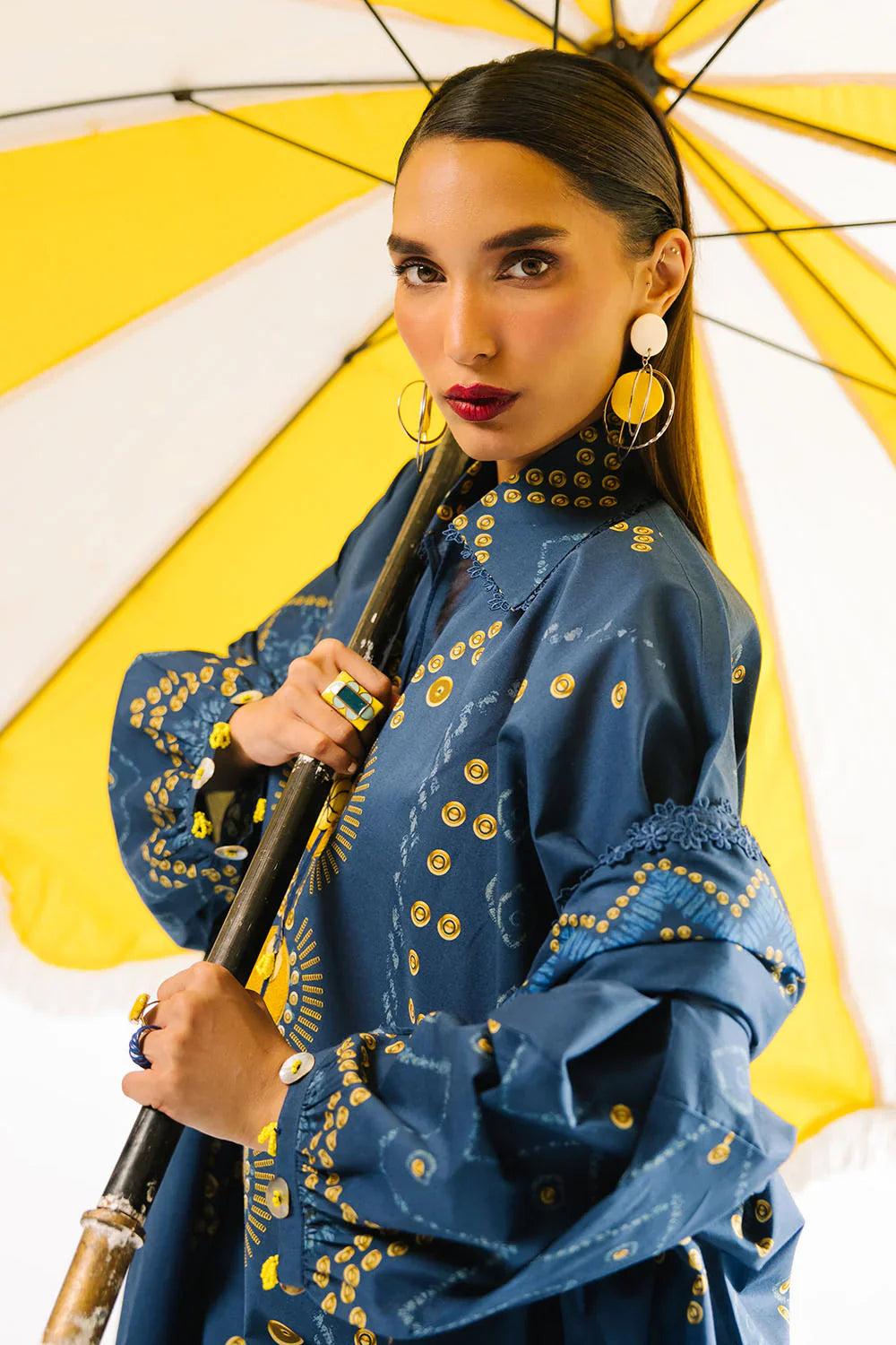 Heritage by Gul Ahmed Unstitched Printed Lawn 3 Piece Suit GA26UFH CL-62230 - Summer Collection