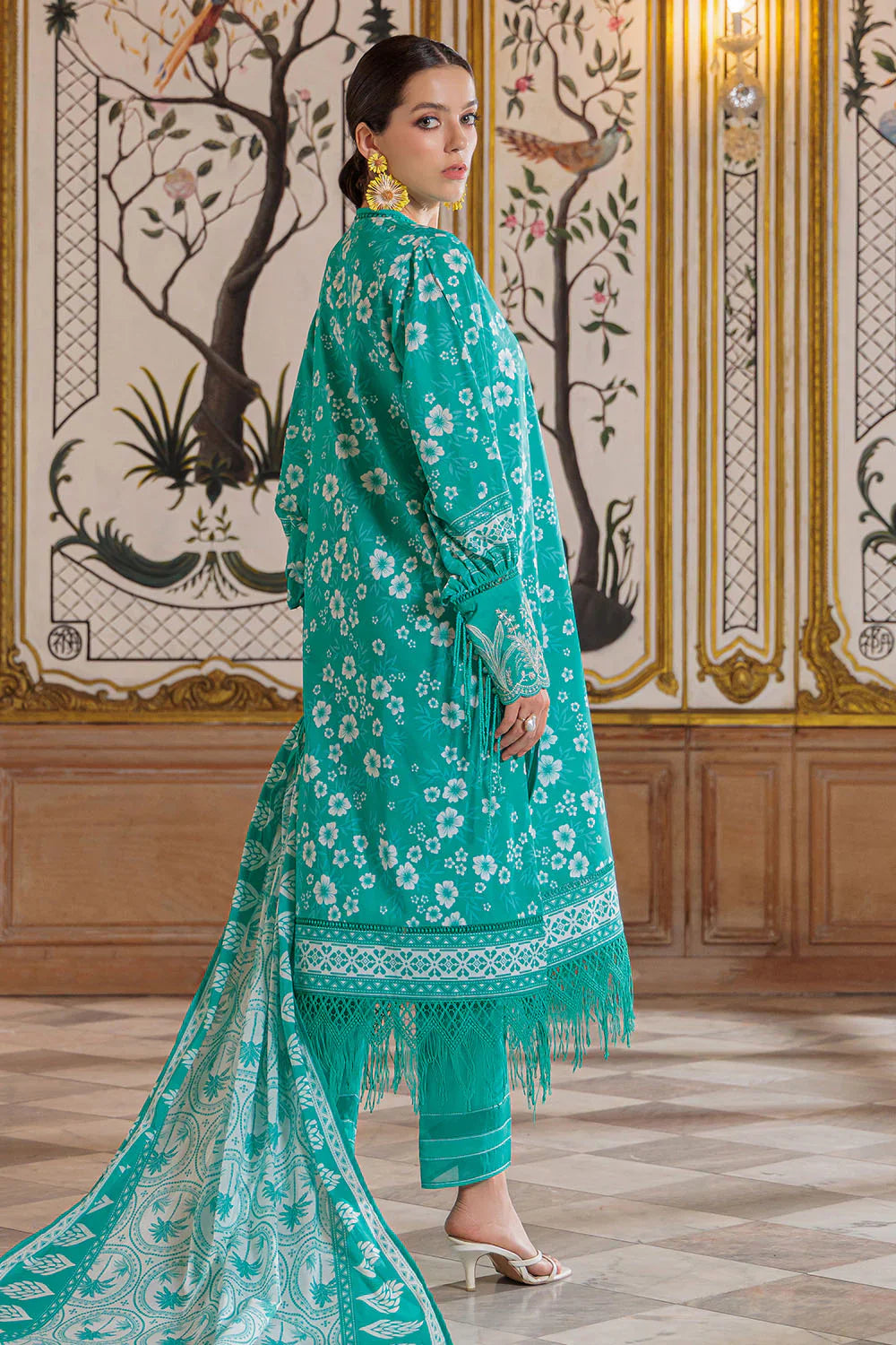 Mitti ki Khusboo by Gul Ahmed Unstitched Embroidered Lawn 3 Piece Suit GA26UMK CL-62245 - Summer Collection