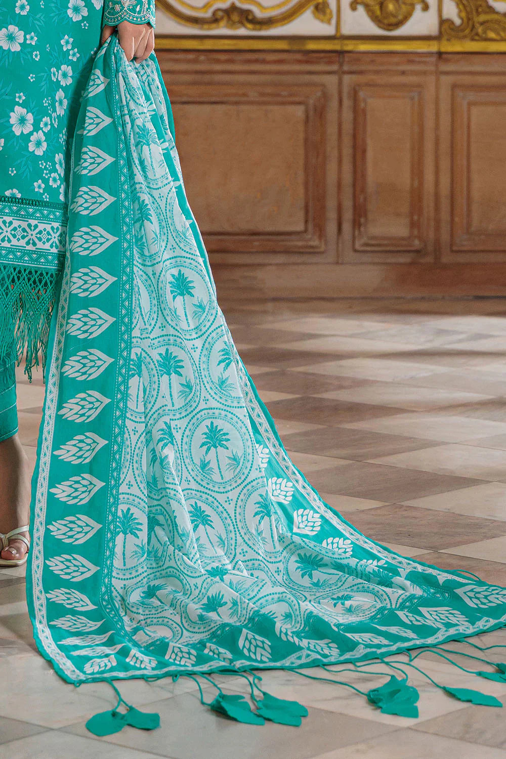 Mitti ki Khusboo by Gul Ahmed Unstitched Embroidered Lawn 3 Piece Suit GA26UMK CL-62245 - Summer Collection