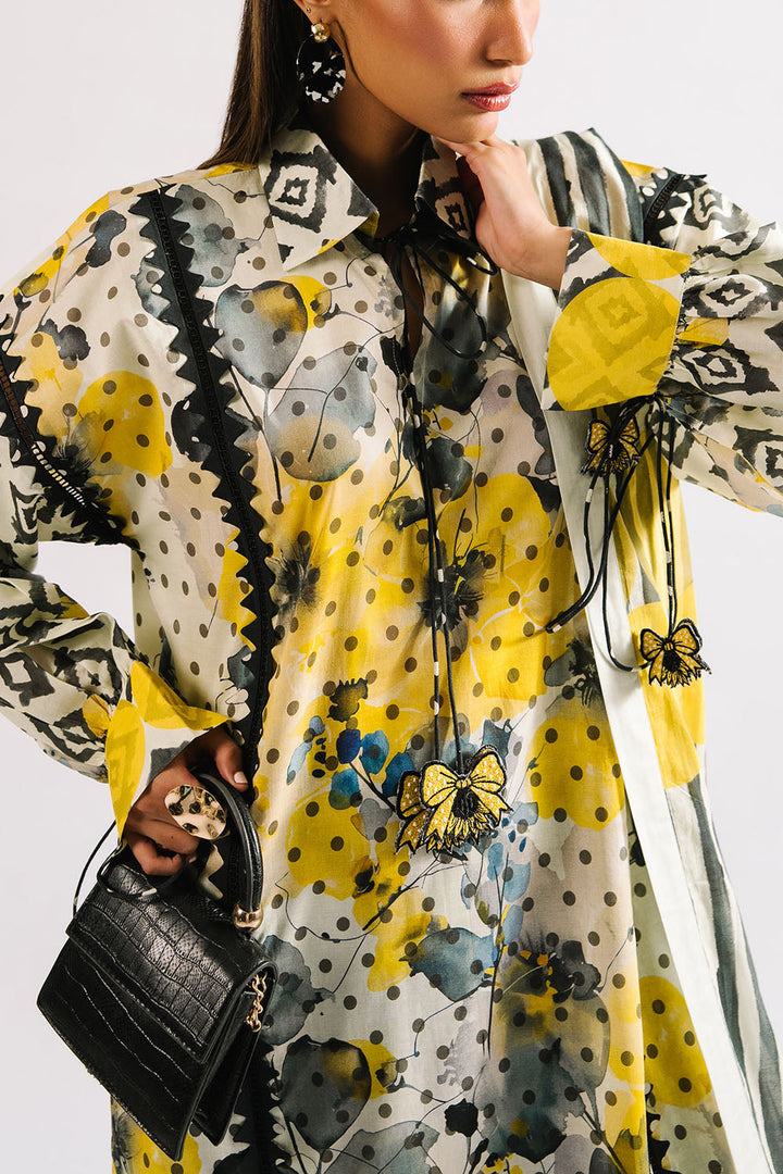 Heritage by Gul Ahmed Unstitched Printed Lawn 3 Piece Suit GA26UFH CL-62155 - Summer Collection
