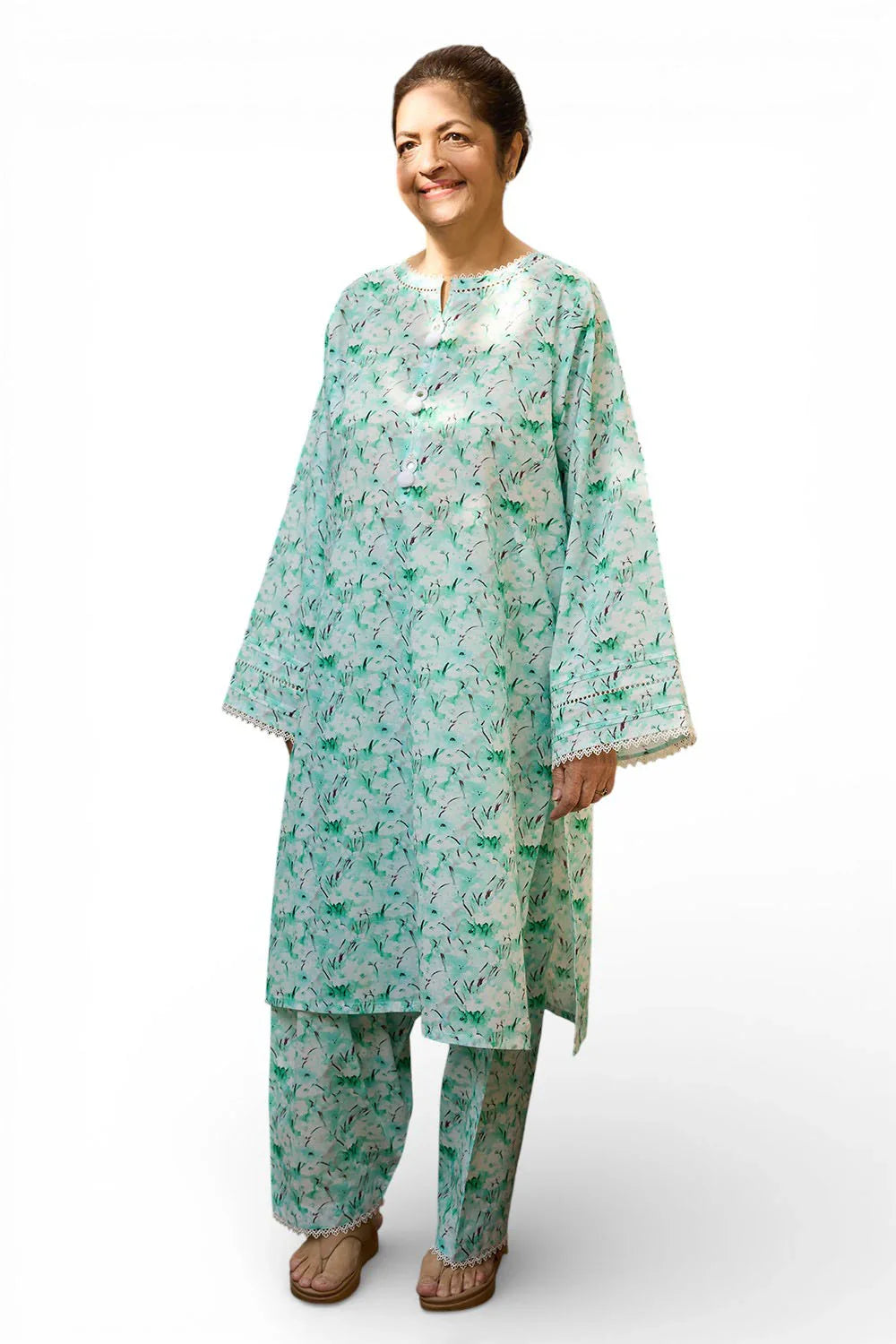 Tribute To Mother by Gul Ahmed Unstitched Printed Lawn 2 Piece Suit GA26UTM SL-62002 - Summer Collection