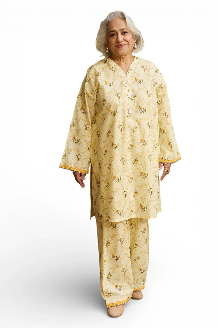 Tribute To Mother by Gul Ahmed Unstitched Printed Lawn 2 Piece Suit GA26UTM SL-62022 - Summer Collection