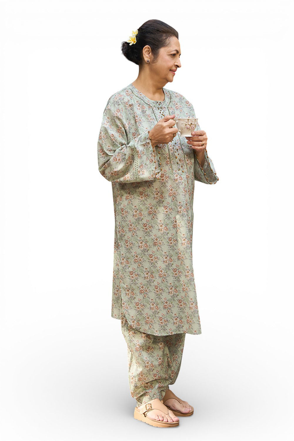 Tribute To Mother by Gul Ahmed Unstitched Printed Lawn 2 Piece Suit GA26UTM SL-62027 - Summer Collection