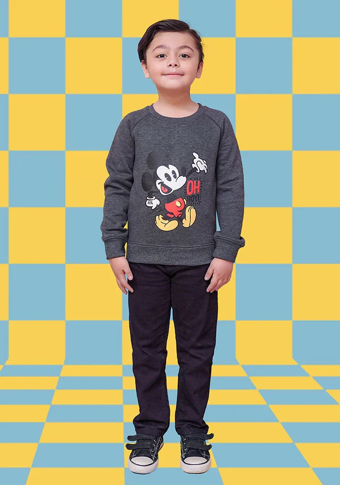 Ochre RTW Printed Fleece Sweatshirt Boys 1 Piece OKB-256 - Winter Collection