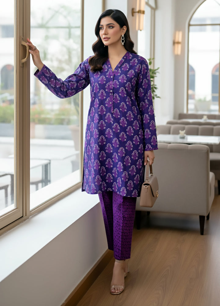 Lakhany Pret Printed Khaddar 2 Piece Suit LG-RK-0024