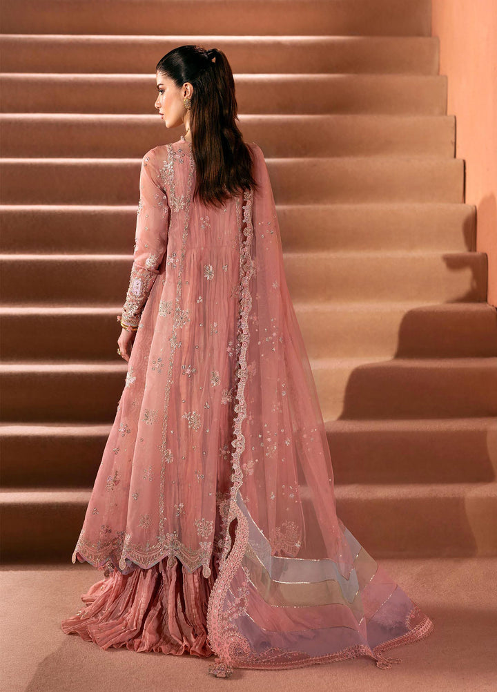 Elirah by Qalamkar Unstitched Embroidered Organza 3 Piece Suit QLK26UE Aurelia QMF-01 - Wedding Collection