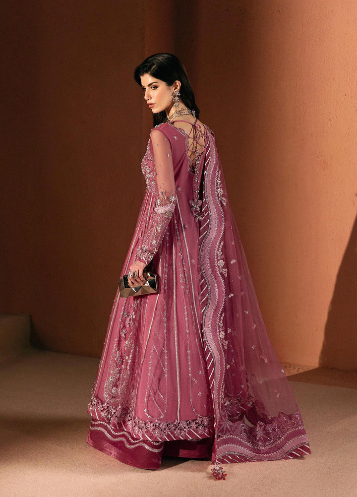 Elirah by Qalamkar Unstitched Embroidered Net 3 Piece Suit QLK26UE Marielle QMF-03 - Wedding Collection