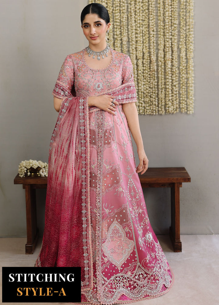 Shadmani by Qalamkar Embroidered Raw Silk Suits Unstitched 3 Piece QLM25SW RH-05 Rahmah - Wedding Collection