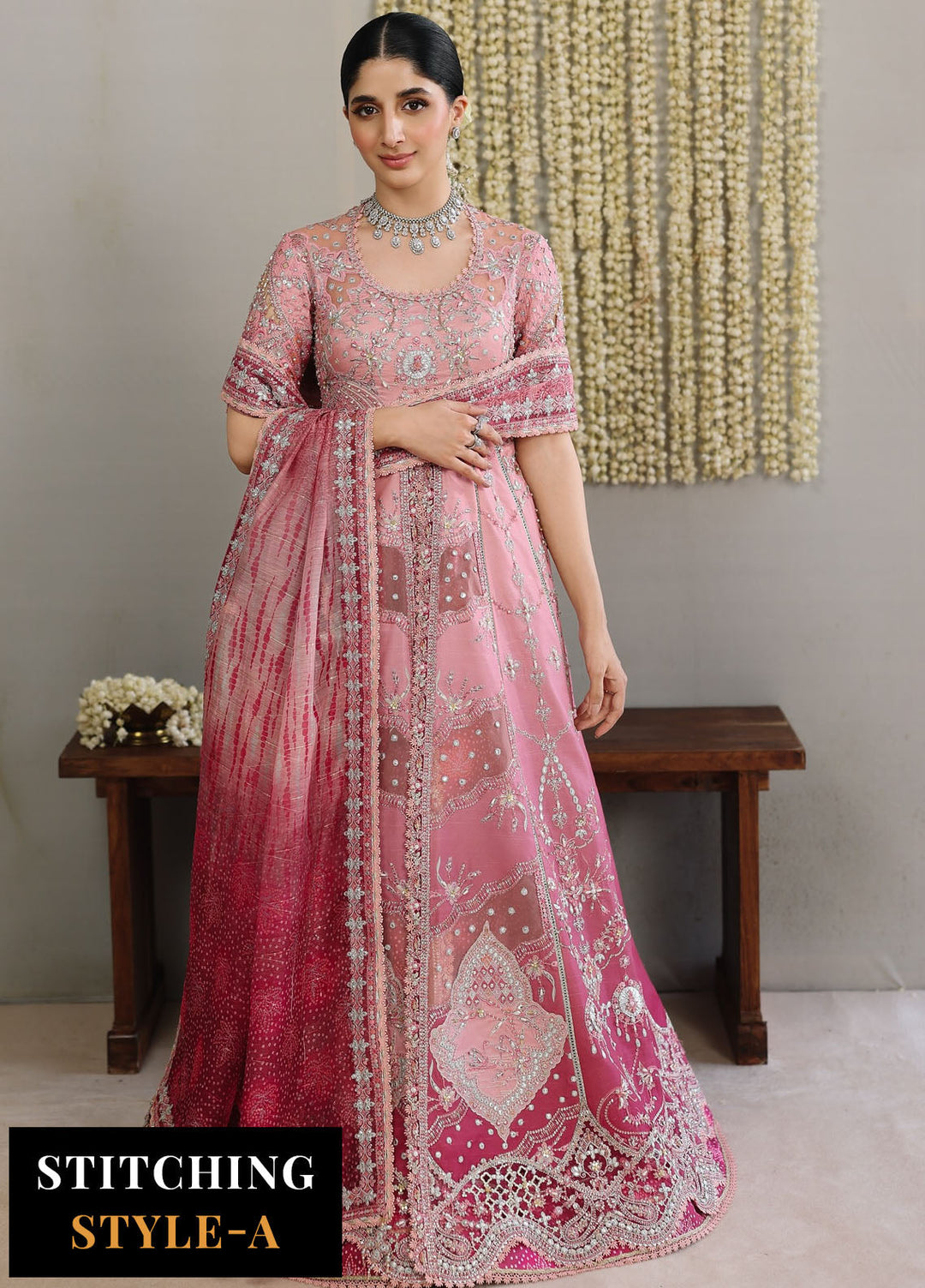 Shadmani by Qalamkar Embroidered Raw Silk Suits Unstitched 3 Piece QLM25SW RH-05 Rahmah - Wedding Collection