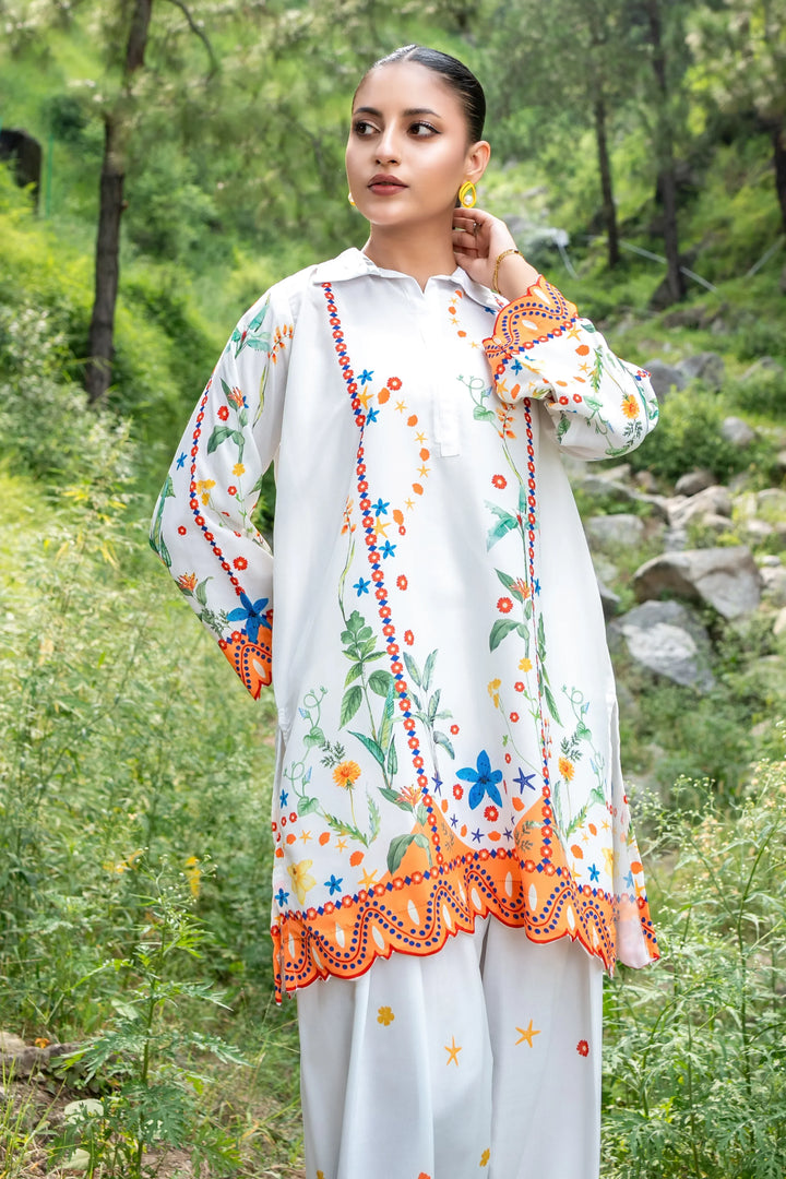 Dhaga Women Pret Printed 2 Piece poly cambric Rita SS25DSP322 - Summer Collection