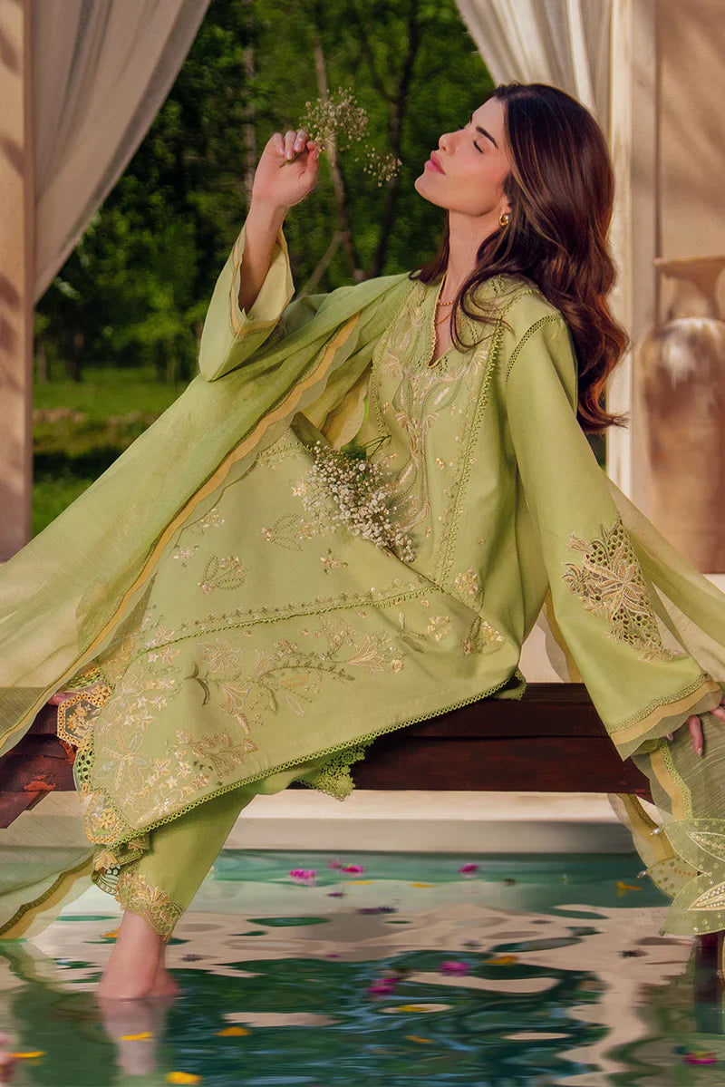 Rang Rasiya Unstitched Embroidered Luxury Lawn 3 Piece Suit RR26ULE NADINE - Eid Collection