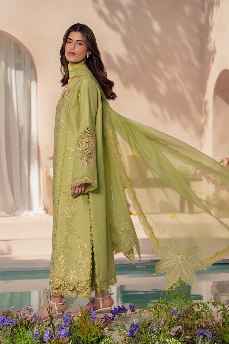 Rang Rasiya Unstitched Embroidered Luxury Lawn 3 Piece Suit RR26ULE NADINE - Eid Collection