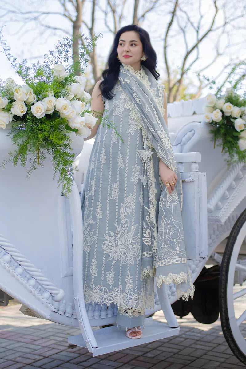 Rang Rasiya Unstitched Embroidered Luxury Lawn 3 Piece Suit RR26ULE AYLA - Eid Collection