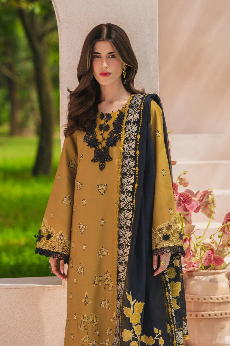 Rang Rasiya Unstitched Embroidered Luxury Lawn 3 Piece Suit RR26ULE MAHI - Eid Collection