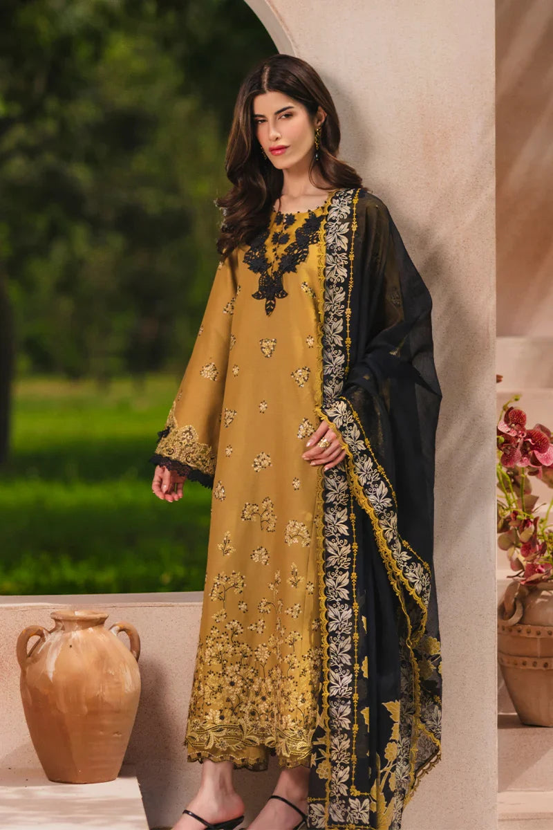 Rang Rasiya Unstitched Embroidered Luxury Lawn 3 Piece Suit RR26ULE MAHI - Eid Collection