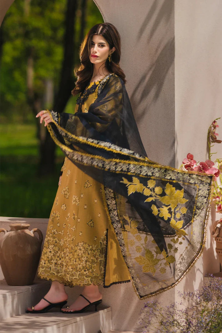 Rang Rasiya Unstitched Embroidered Luxury Lawn 3 Piece Suit RR26ULE MAHI - Eid Collection