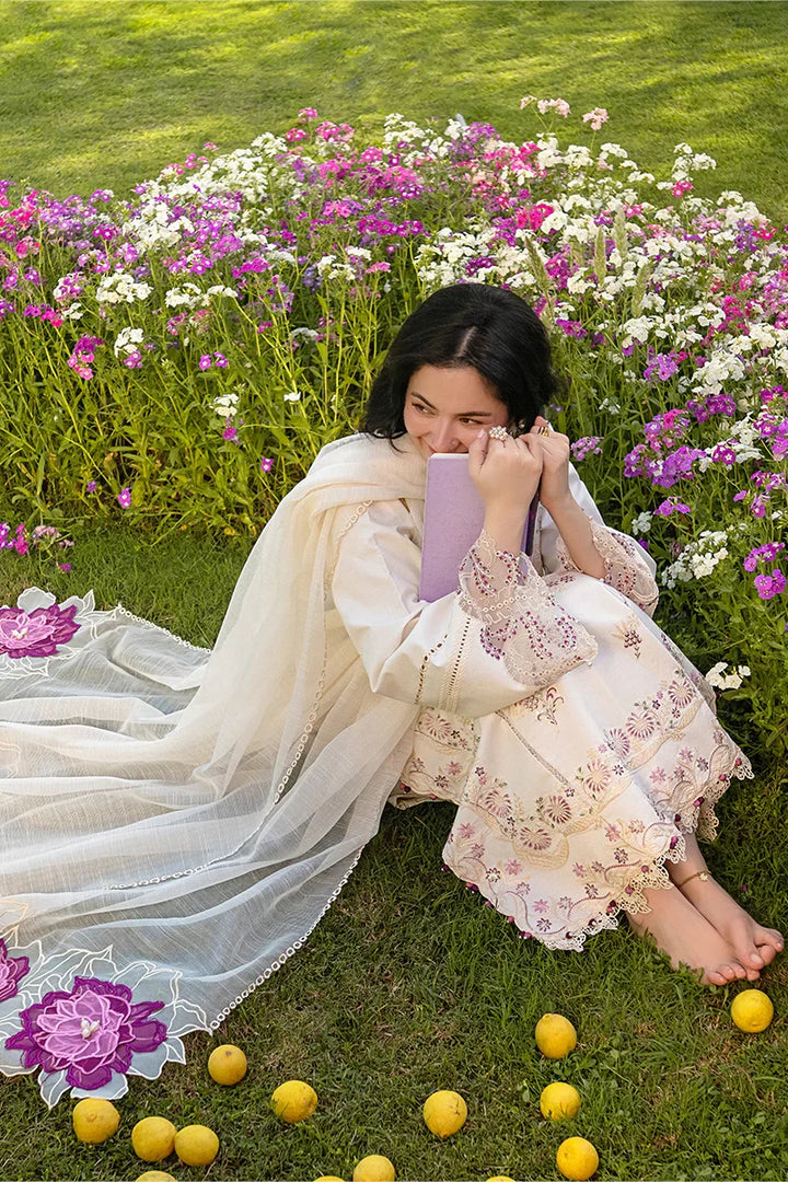 Rang Rasiya Unstitched Embroidered Luxury Lawn 3 Piece Suit RR26ULE HANIA - Eid Collection