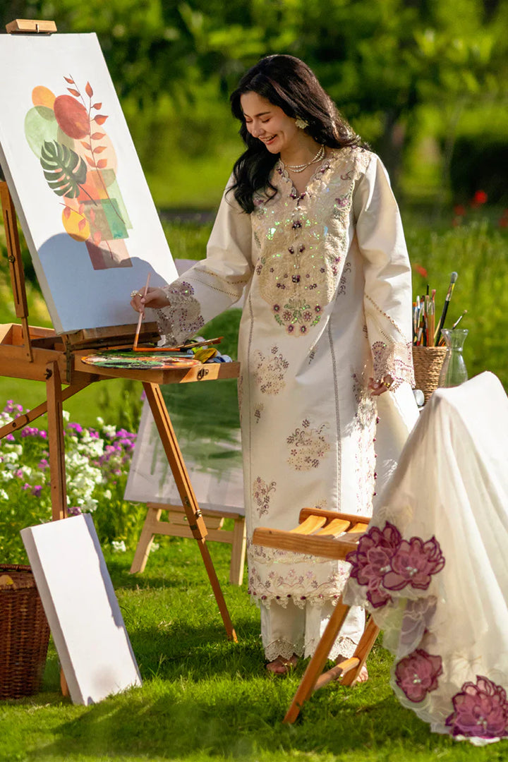 Rang Rasiya Unstitched Embroidered Luxury Lawn 3 Piece Suit RR26ULE HANIA - Eid Collection