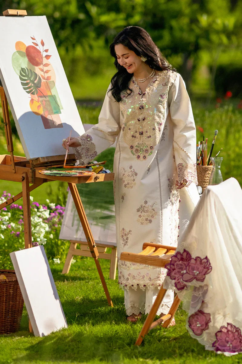 Rang Rasiya Unstitched Embroidered Luxury Lawn 3 Piece Suit RR26ULE HANIA - Eid Collection