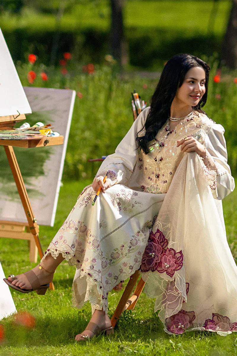 Rang Rasiya Unstitched Embroidered Luxury Lawn 3 Piece Suit RR26ULE HANIA - Eid Collection