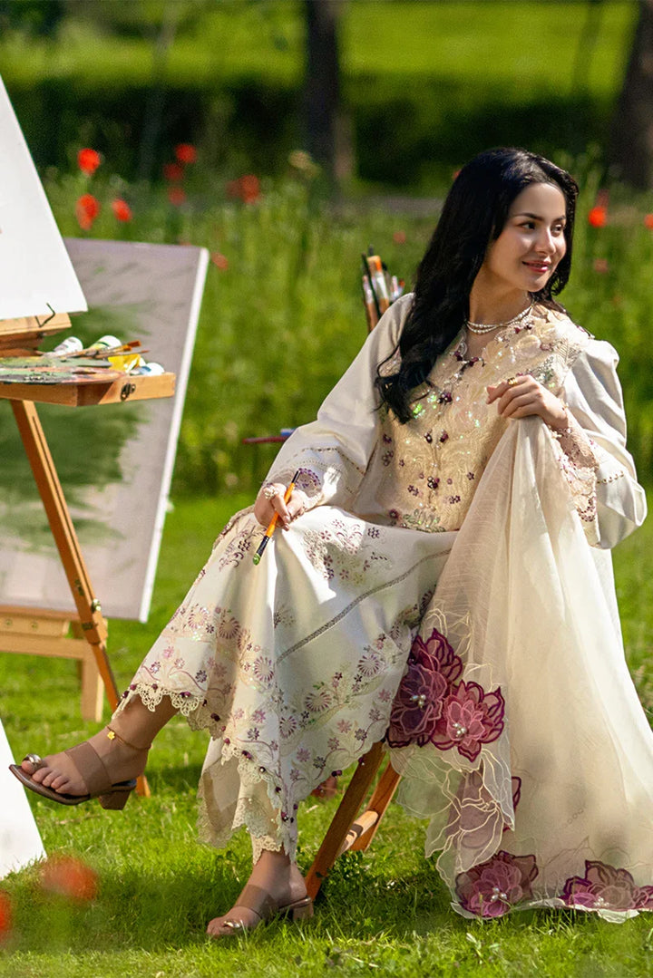 Rang Rasiya Unstitched Embroidered Luxury Lawn 3 Piece Suit RR26ULE HANIA - Eid Collection