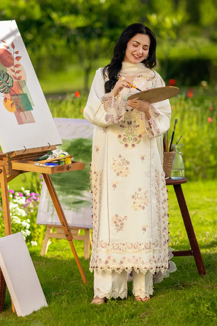 Rang Rasiya Unstitched Embroidered Luxury Lawn 3 Piece Suit RR26ULE HANIA - Eid Collection